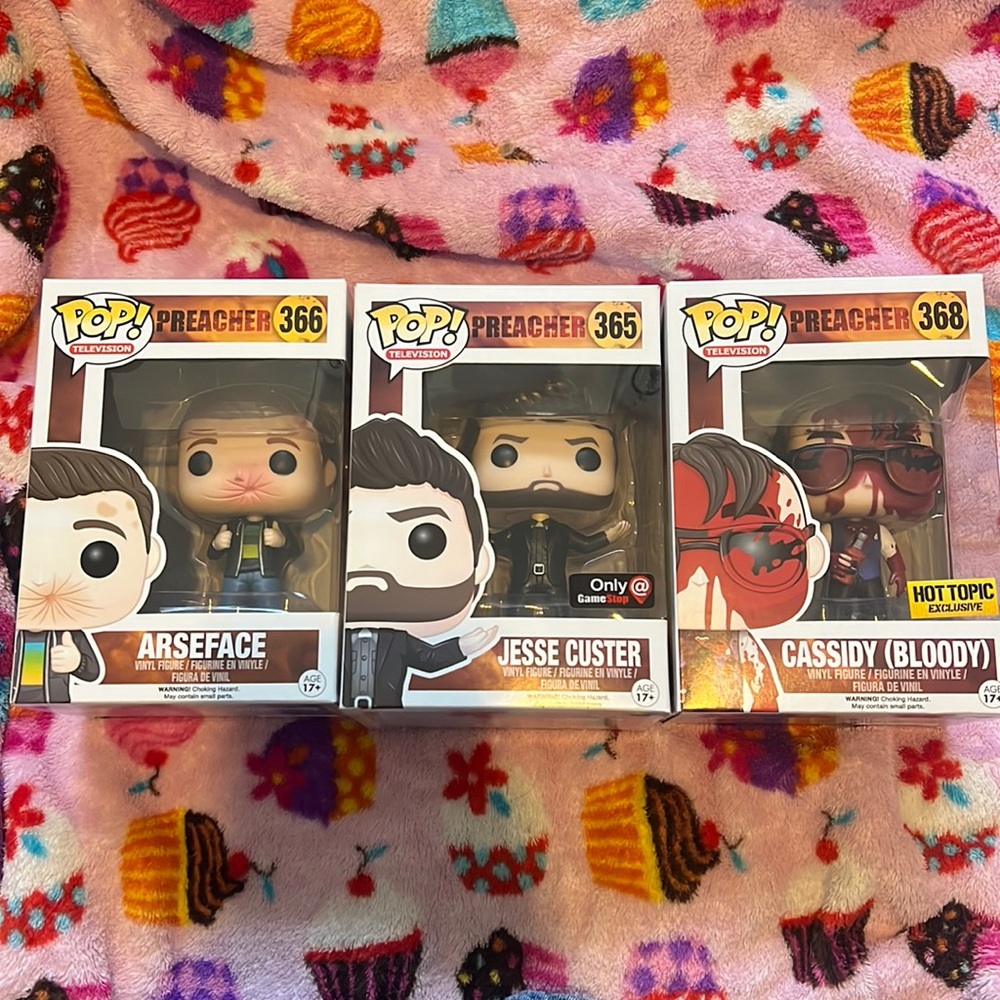 The preacher Funko pop lot